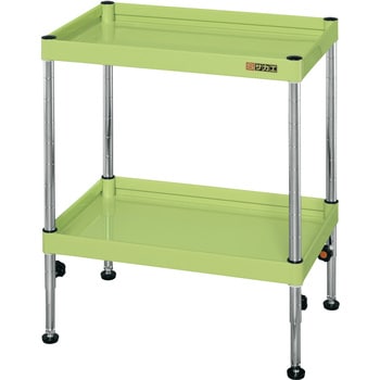 CSパールワゴン(高さ調整固定タイプ/2段/H610～860) - サカエ