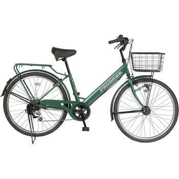防災サイクル 26型6段変速・LEDオートライト付 ノンパンク シティサイクル  【完成組立品】 東部