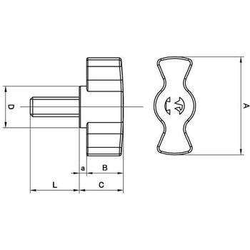 キャンディノブBTイエロー 大阪魂
