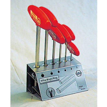 マジックリング付T形ハンドル 六角棒レンチ セット - Wiha(ビーハ/ノガ)