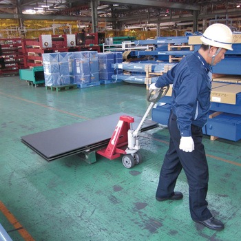 ハンドパレットトラック 低床式 均等荷重1500kg スギヤス