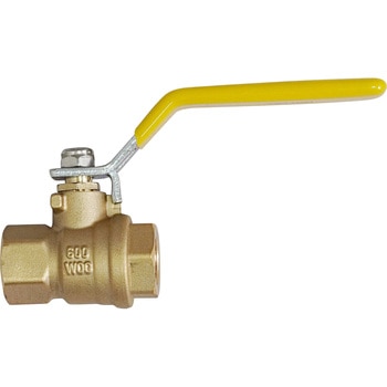 ボールバルブ フルボア 黄銅製 600型 - モノタロウ