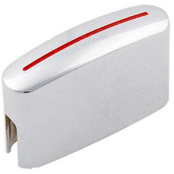 エアコンノブ クローム/レッド ND0-301449CR アイエルモータースポーツ