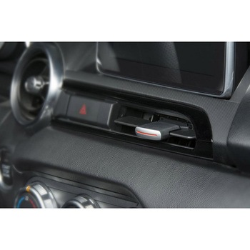 エアコンノブ クローム/レッド ND0-301449CR アイエルモータースポーツ