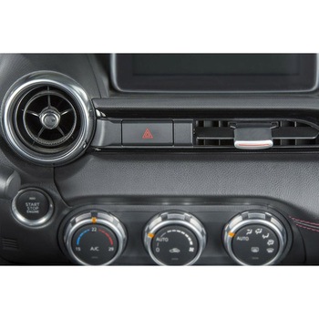 エアコンノブ クローム/レッド ND0-301449CR アイエルモータースポーツ