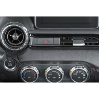 エアコンノブ クローム/ブラック ND0-301449CS アイエルモータースポーツ