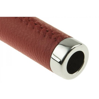 サイドブレーキレバー レッドレザー/クローム NAB-0023CR アイエルモータースポーツ