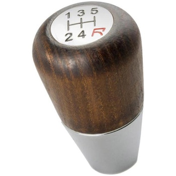 シフトノブ スティックタイプ アッシュウッド/クローム 5速 NAB-301328 アイエルモータースポーツ