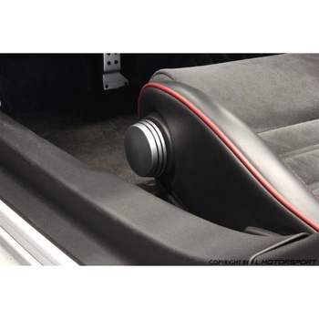 シートアジャスターノブ シルバー ND0-301153E アイエルモータースポーツ