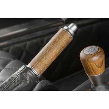 サイドブレーキレバー アッシュウッド/シルバー NAB-301335E アイエルモータースポーツ