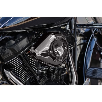 ステルス エアクリーナー ティアドロップ スモーキークローム Lava Chrome 170-0779 - エスアンドエスサイクル