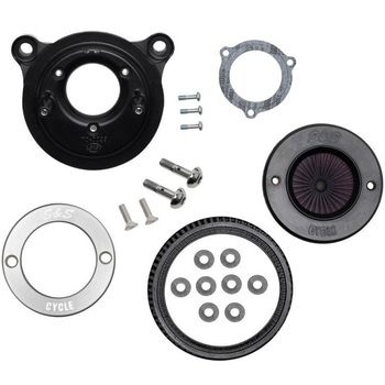 AirStinger エアスティンガーステルス エアクリーナー アルミリング ナチュラルフィニッシュ 170-0715A エスアンドエスサイクル