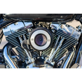 AirStinger エアスティンガーステルス エアクリーナー アルミリング ナチュラルフィニッシュ 170-0715A エスアンドエスサイクル