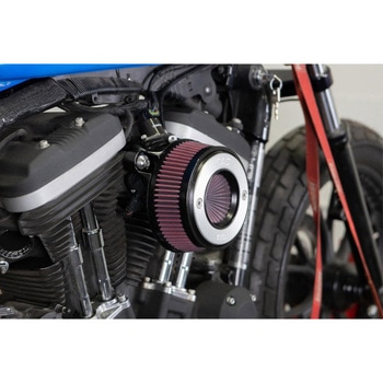 AirStinger エアスティンガーステルス エアクリーナー アルミリング ナチュラルフィニッシュ 170-0724A エスアンドエスサイクル