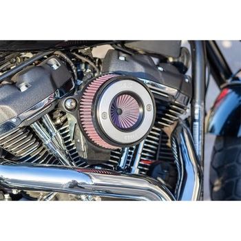 AirStinger エアスティンガーステルス エアクリーナー アルミリング ナチュラルフィニッシュ 170-0714A エスアンドエスサイクル
