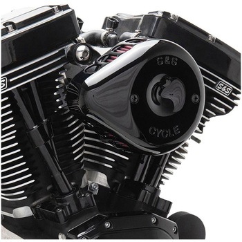 ステルス エアクリーナーキット ミニティアドロップ グロスブラック 170-0450 エスアンドエスサイクル