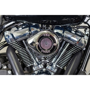 AirStinger エアスティンガーステルス エアクリーナーキット クローム 170-0717A エスアンドエスサイクル
