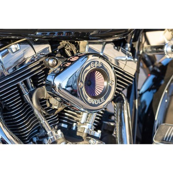 AirStinger エアスティンガーステルス エアクリーナーキット クローム 170-0719A - エスアンドエスサイクル