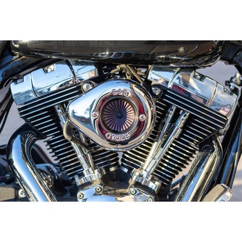 AirStinger エアスティンガーステルス エアクリーナーキット クローム 170-0719A - エスアンドエスサイクル