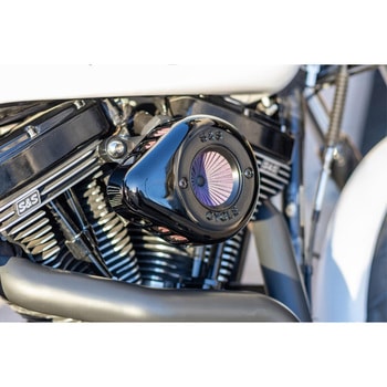 AirStinger エアスティンガーステルス エアクリーナーキット グロスブラック 170-0722A - エスアンドエスサイクル