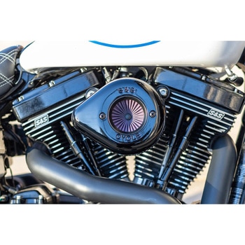 AirStinger エアスティンガーステルス エアクリーナーキット グロスブラック 170-0722A - エスアンドエスサイクル