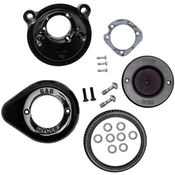 AirStinger エアスティンガーステルス エアクリーナーキット グロスブラック 170-0726A エスアンドエスサイクル