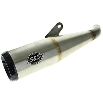 GRAND NATIONAL スリップオンマフラー Brashed stainless 550-1114 - エスアンドエスサイクル