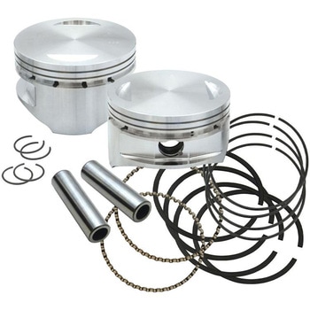 4インチボア 鍛造ピストンセット+0.01 92-1421 - エスアンドエスサイクル