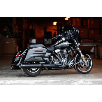 GNX スリップオン Mufflers ブラック 550-0990 - エスアンドエスサイクル