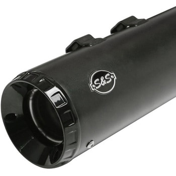 GNX スリップオン Mufflers ブラック 550-0990 - エスアンドエスサイクル