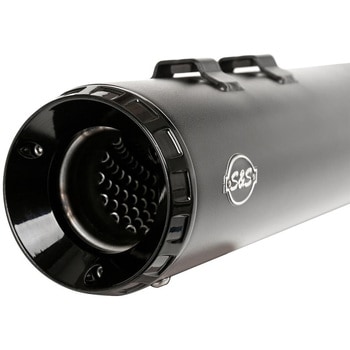 GNX スリップオン Mufflers ブラック 550-0990 - エスアンドエスサイクル