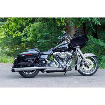 スリップオン Mk45カットラス クローム/ブラック 550-1017 エスアンドエスサイクル