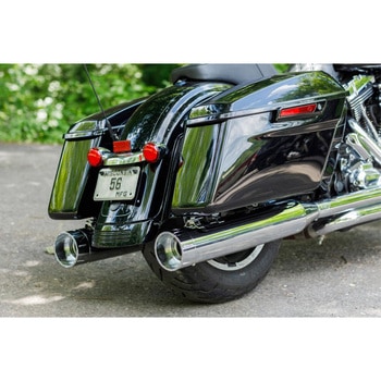 スリップオン トレーサー クローム/クローム 550-0624 エスアンドエスサイクル