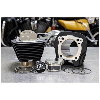 132ビッグボアキット リンクルブラック ハイライトフィンなし 910-0846 エスアンドエスサイクル