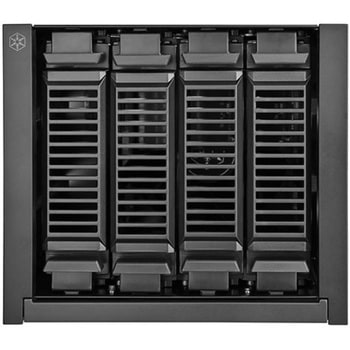 SilverStone 3つの5.25デバイスベイ～4つの3.5 SAS 12G / SATA 6Gbit/s ホットスワップアダプタケージ SST-FS304B-V SILVER STONE(シルバーストーン)