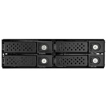 SilverStone HDD増設ベイ シングル5.25 デバイスベイから4つのU.2 (SFF-8639) SSDへのアダプタケージ SST-FS204-US SILVER STONE(シルバーストーン)