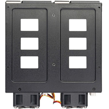 SilverStone HDD増設ベイ シングル5.25 デバイスベイから4つのU.2 (SFF-8639) SSDへのアダプタケージ SST-FS204-US SILVER STONE(シルバーストーン)