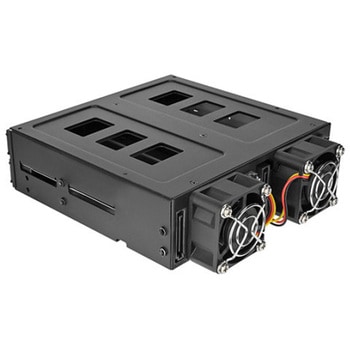 SilverStone HDD増設ベイ シングル5.25 デバイスベイから4つのU.2 (SFF-8639) SSDへのアダプタケージ SST-FS204-US SILVER STONE(シルバーストーン)