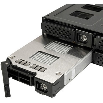 SilverStone HDD増設ベイ シングル5.25 デバイスベイから4つのU.2 (SFF-8639) SSDへのアダプタケージ SST-FS204-US SILVER STONE(シルバーストーン)