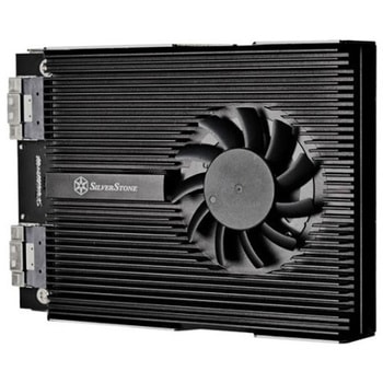 SilverStone SSD増設ベイ SDP13 3.5 ベイ～PCIe NVMe M.2 SSD x4アダプタ SST-SDP13B SILVER STONE(シルバーストーン)