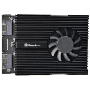 SilverStone SSD増設ベイ SDP13 3.5 ベイ～PCIe NVMe M.2 SSD x4アダプタ SST-SDP13B SILVER STONE(シルバーストーン)