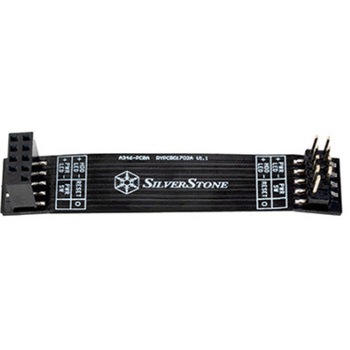 SilverStone 延長ケーブル CP15 ロープロファイル・フロントI/O電源スイッチ延長ケーブル SST-CP15 SILVER STONE(シルバーストーン)