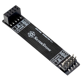 SilverStone 延長ケーブル CP15 ロープロファイル・フロントI/O電源スイッチ延長ケーブル SST-CP15 SILVER STONE(シルバーストーン)