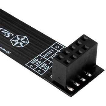 SilverStone 延長ケーブル CP15 ロープロファイル・フロントI/O電源スイッチ延長ケーブル SST-CP15 SILVER STONE(シルバーストーン)