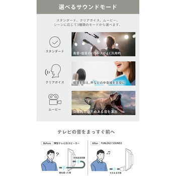サウンドバー FUNLOGY Sound3 FUNLOGY