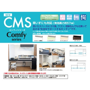 コンフィ コンロ台付き流し台 イースタン工業
