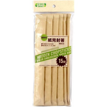 植林材紙完封箸 楊枝付 大和物産