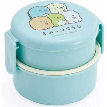 丸型ランチボックス2段 すみっコスタンダード スケーター