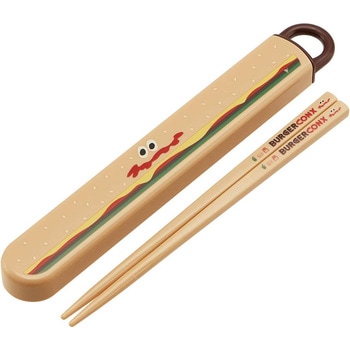 抗菌食洗器対応箸箱セットバーガー スケーター