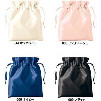 サテンフリル巾着(M) MARKLESS STYLE